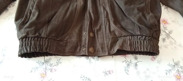 Blouson aviateur cuir véritable homme - photo numéro 12