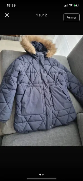 Manteau okaidi grand froid