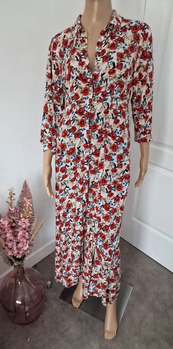 Longue robe Zara Woman m