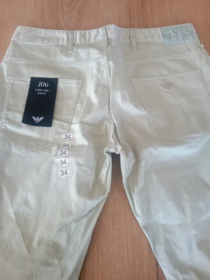 pantalon Emporio Armani neuf homme T44 slim fit - photo numéro 2