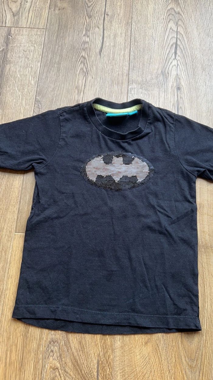 T shirt Batman à sequins réversibles - photo numéro 2