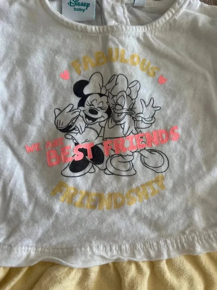 Robe fille Minnie Daisy Disney été 12 mois 74 cm - photo numéro 3