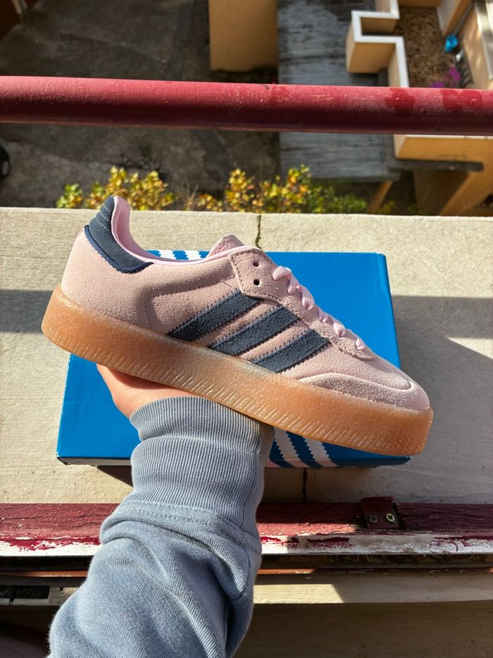 Adidas Samba Clear Pink/Night Indigo/Gum - Taille 38 - Neuves - photo numéro 9