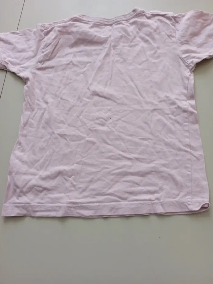 Tee shirt rose 10/12 ans - photo numéro 5