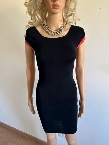 Robe noire et orange à manches courtes Morgan taille XS excellent état