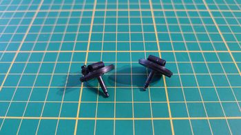 Supports roue avant pièce détachée miniature Ferrari 250 testa rossa 1957 Burago Bburago 1/18 #B29