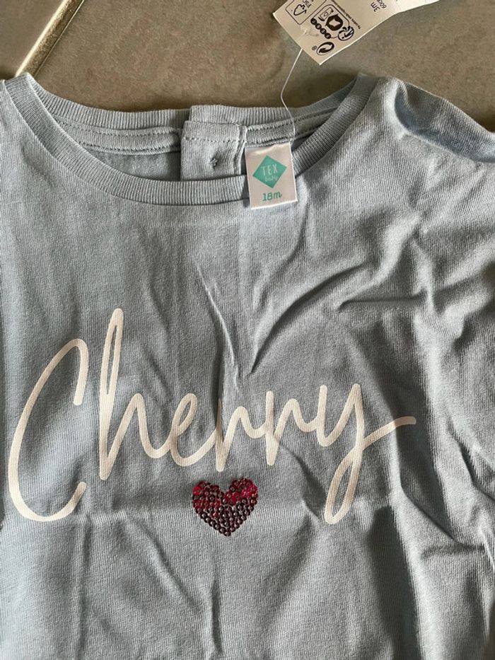 Lot de 2 t shirts tunique neufs 18 mois - photo numéro 3