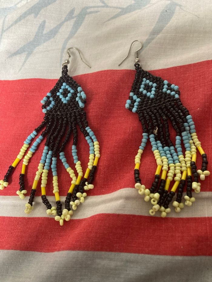 Boucles d’oreilles perlées