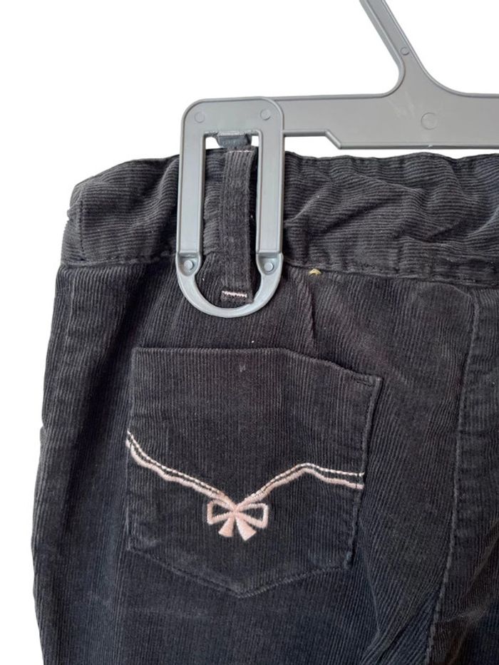 Pantalon en velours côtelé gris foncé - Sergent Major 8 ans (128cm) - photo numéro 6