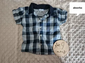 Chemise manche courte Garçon 9 mois