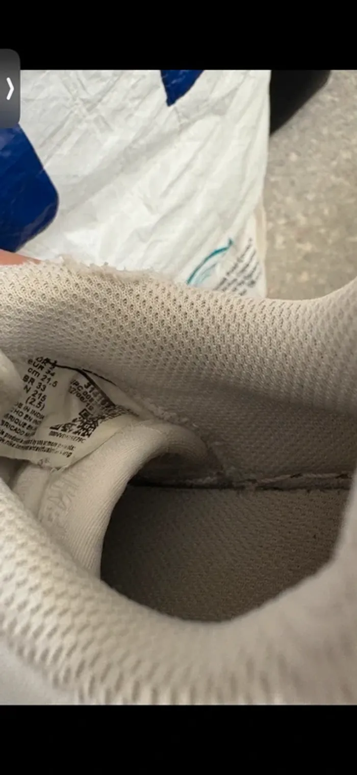 Baskets basses Nike air force one blanche taille 34 - photo numéro 6