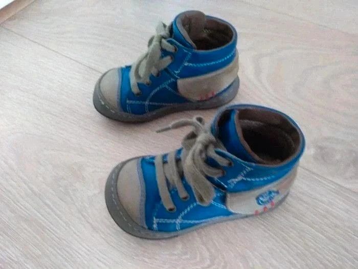 Chaussures garçon bleues et grises Bana&Co 20 - photo numéro 3