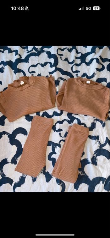 Deux ensembles jumelles shein