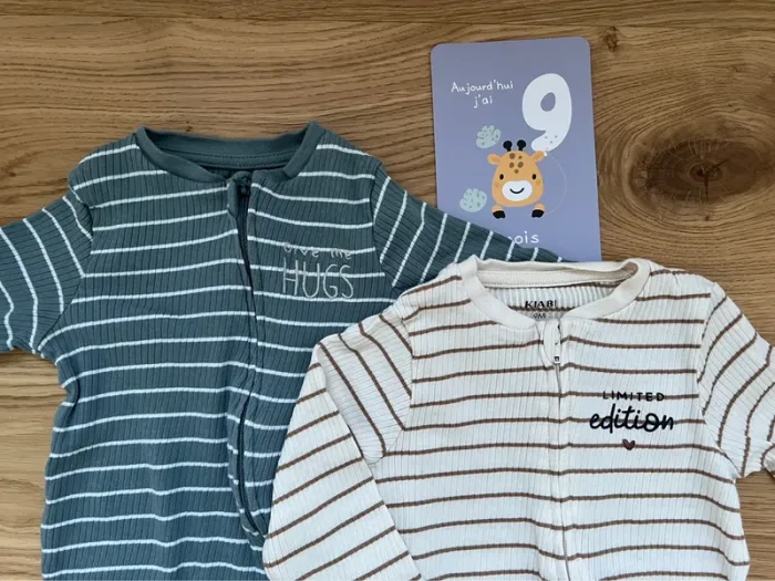 Lot de 2 pyjamas très léger - Ouverture sur le devant - photo numéro 5