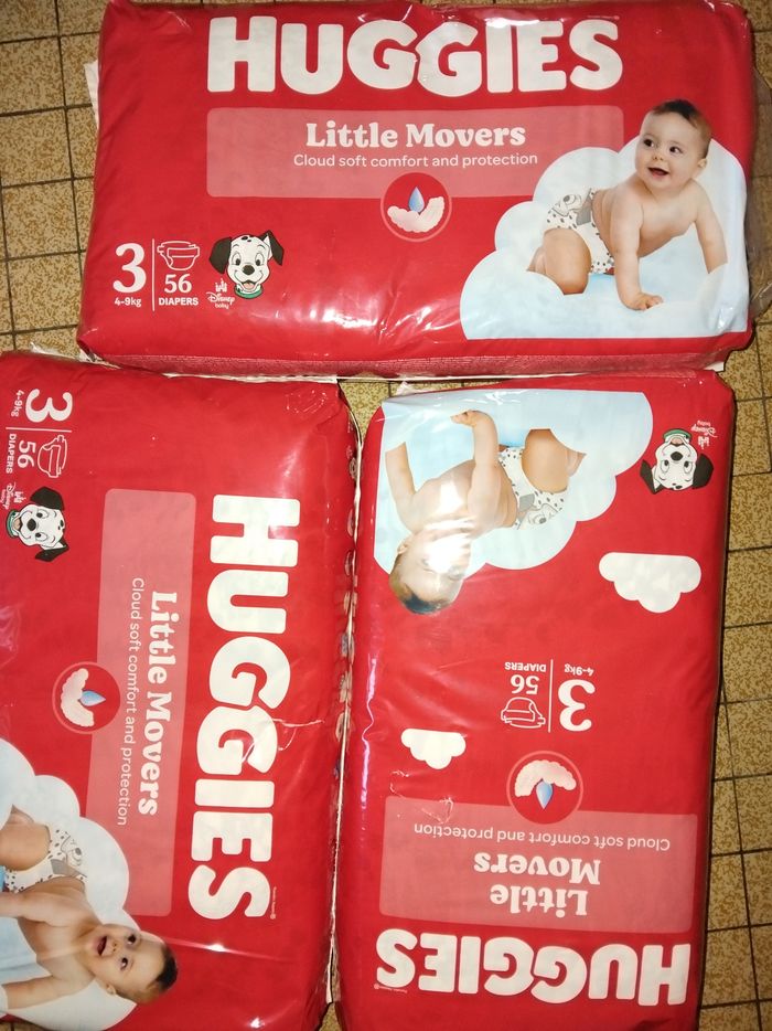 Couches huggies t 3