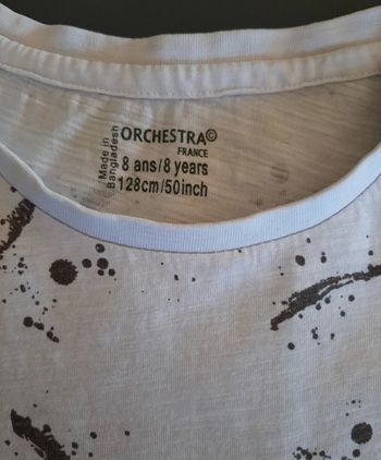Tshirt manches courtes 8ans