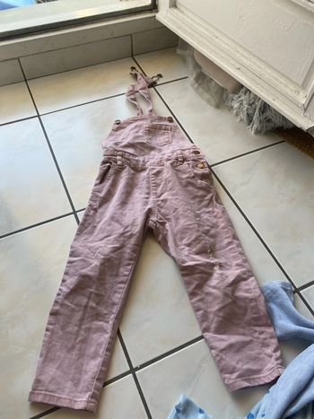 Salopette de fille, rose, Zara trois–quatre ans
