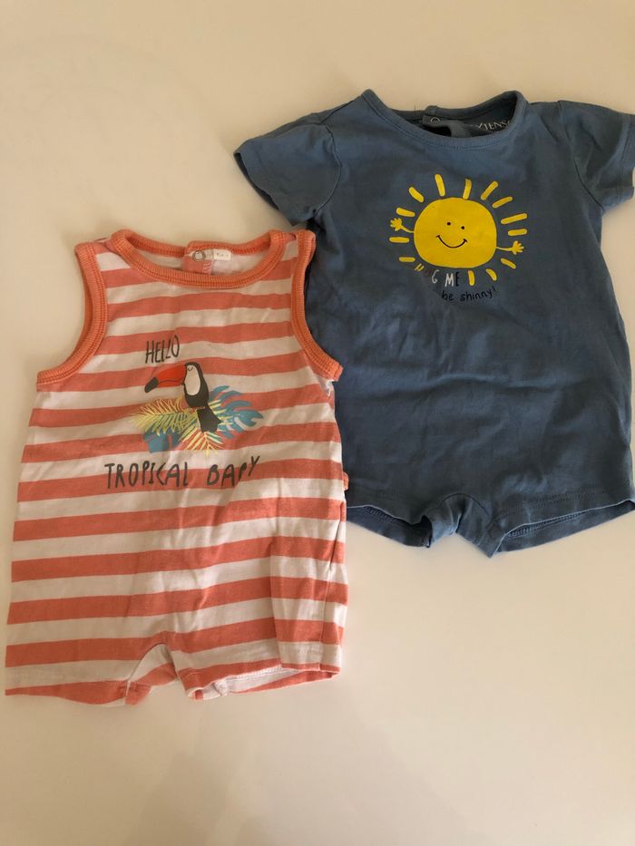 2 ensembles garçon - 3 mois