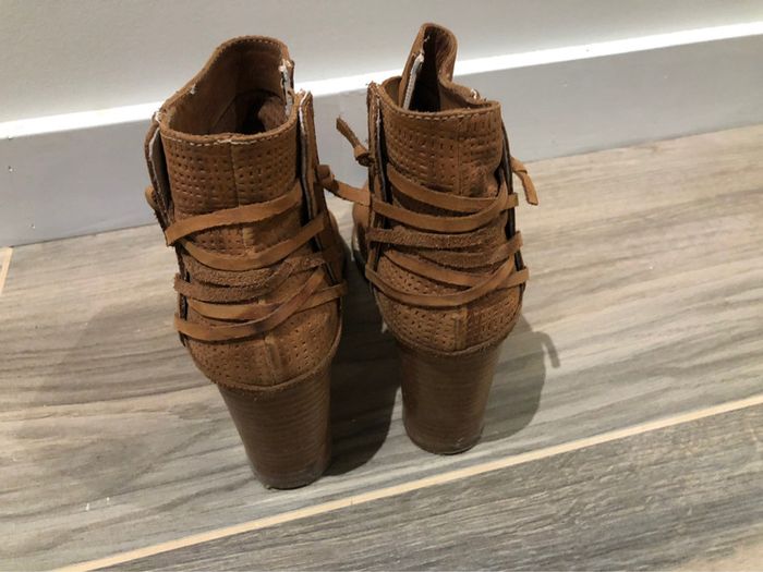 Bottines camel italienne - photo numéro 4