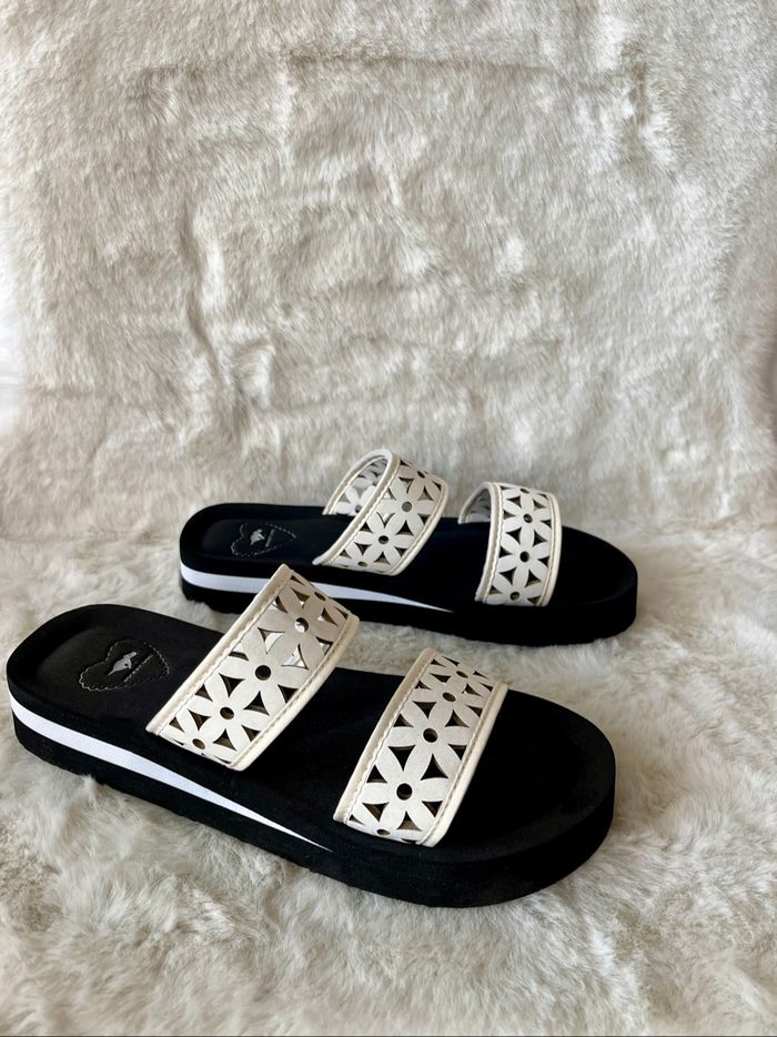 Sandales, claquettes blanches rocket dog 38 - photo numéro 2