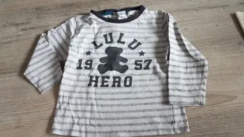 T shirt manches longues Lulu Castagnette 18 mois