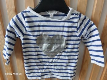 T-shirt ML fille 3mois