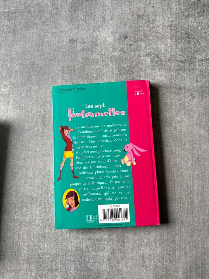 Livre la bibliothèque rose les sept Fantômette - photo numéro 3