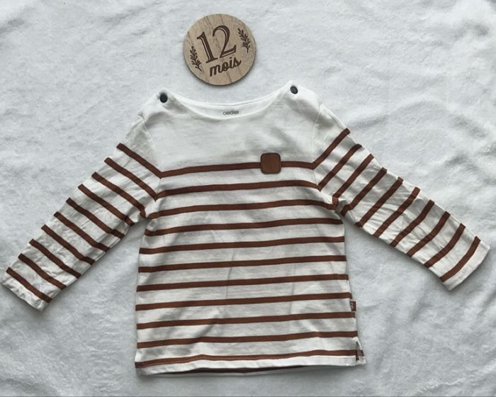 Ensemble t-shirt marinière + jogpant coton👕👖 - photo numéro 4