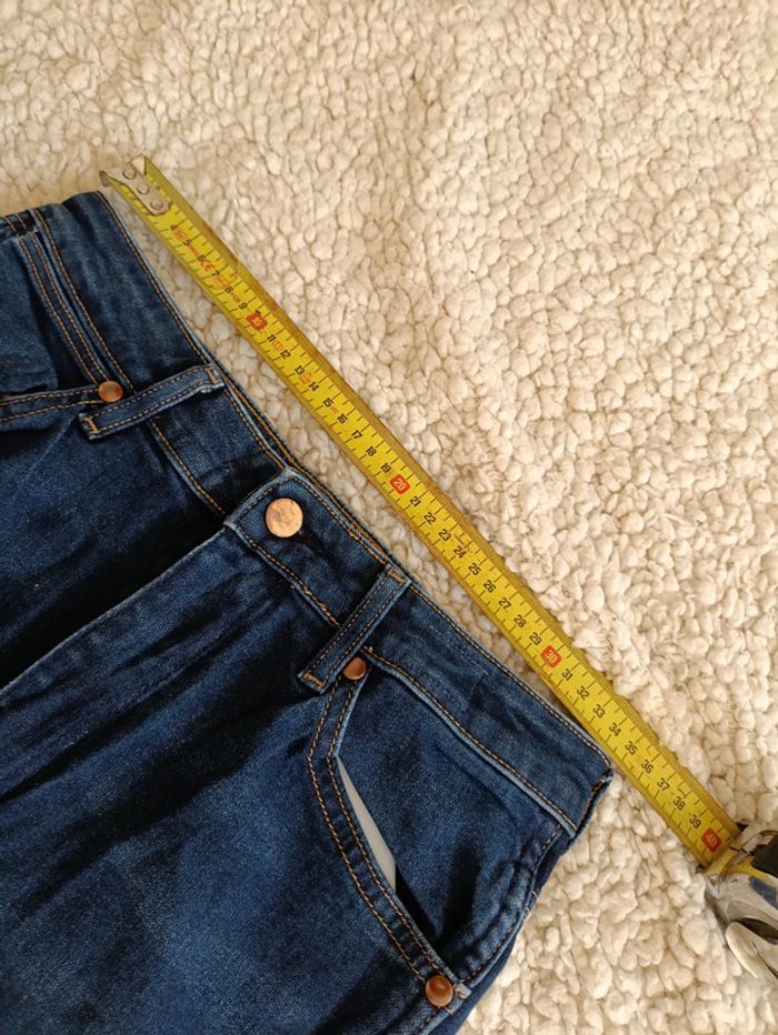 Jean flare bleu Wrangler Wanderer W27 L32 taille haute évasé vintage - photo numéro 7