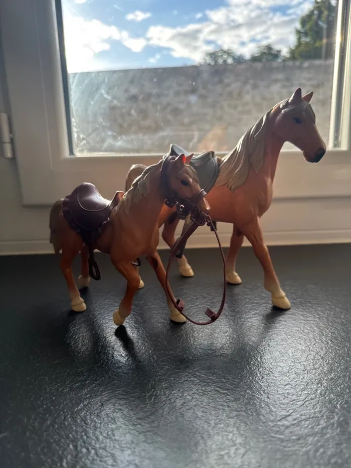 Lot de deux cheveux pour Barbie