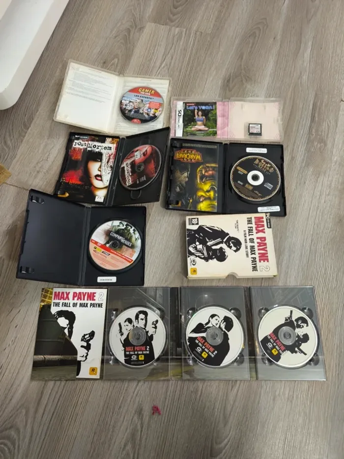 Lot jeux pc anciens + 1ds - photo numéro 2