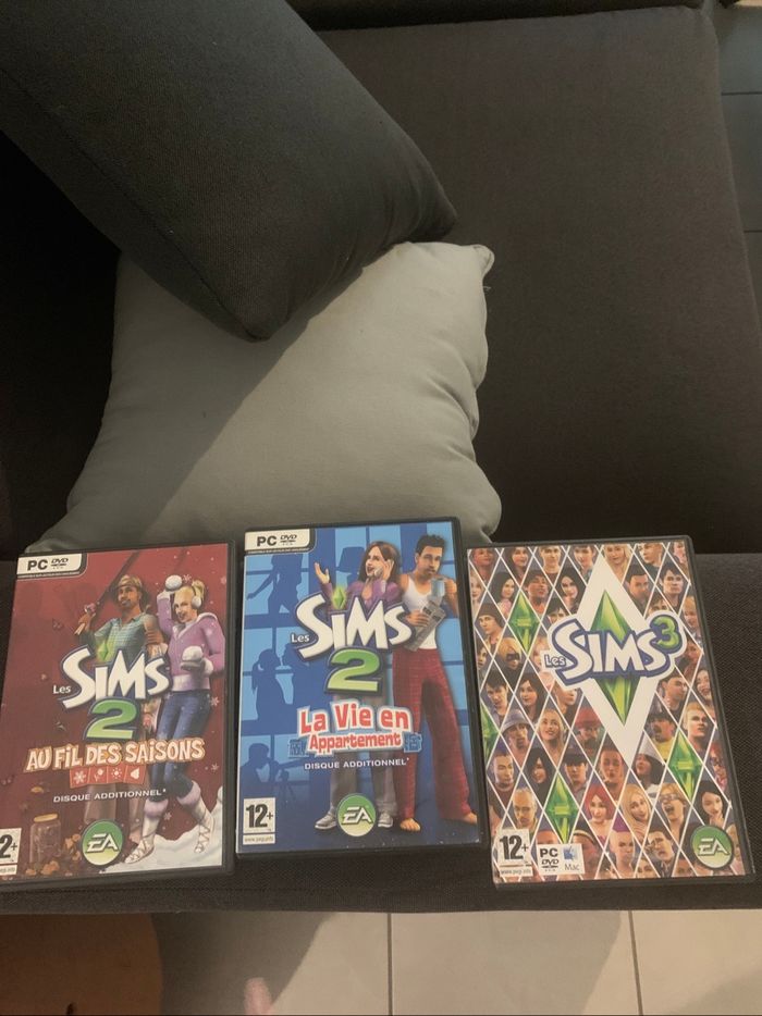 Lot de 3 jeux sims