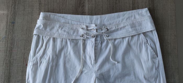 Pantalon blanc femme T44 coton stretch 🤍 - photo numéro 8