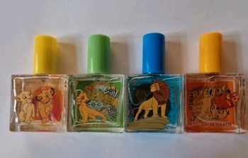 Lot de 4 eaux de toilette le roi lion