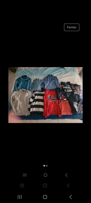 Lot 12 vêtements garçon