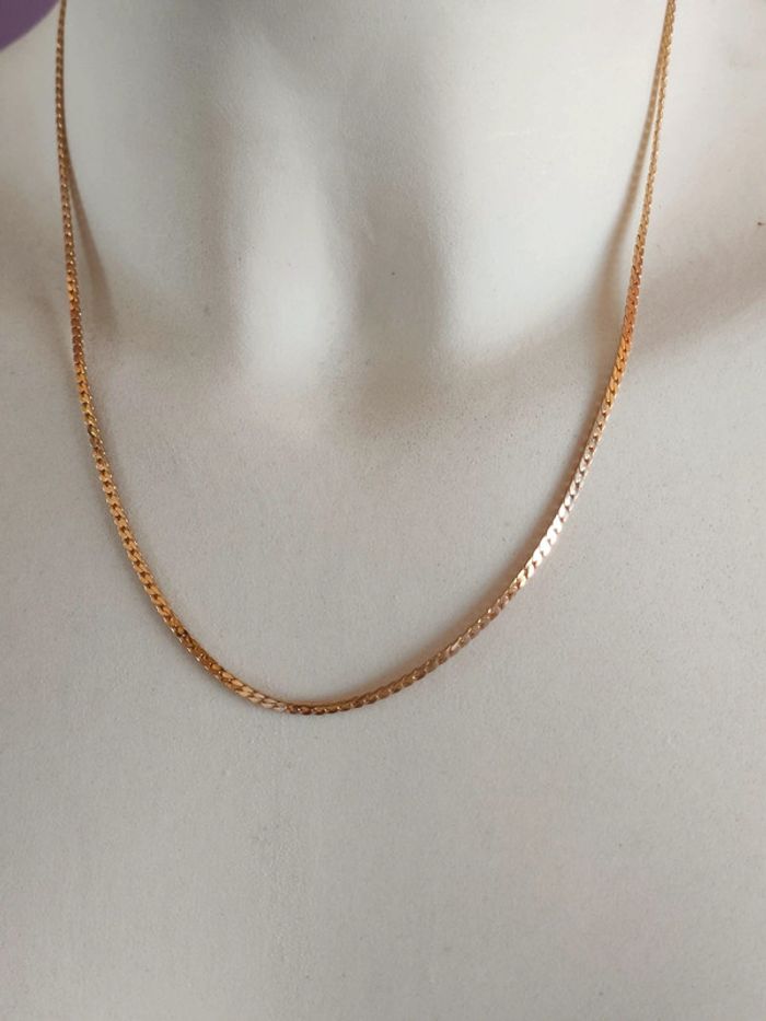Chaîne collier  plaqué or - photo numéro 10