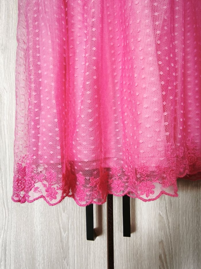 Robe fleurie dentelle rose 10 ans Kiabi - photo numéro 3