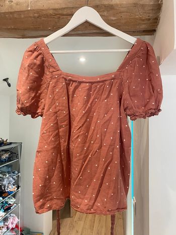 Blouse à pois