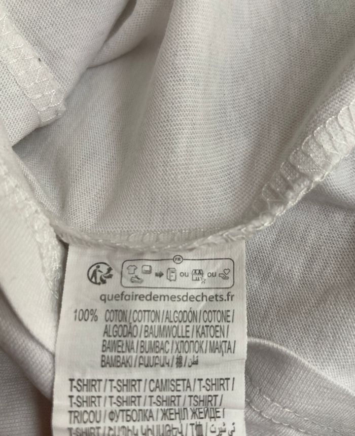 Tee-shirt imprimé pailleté doré taille 18 mois - photo numéro 5