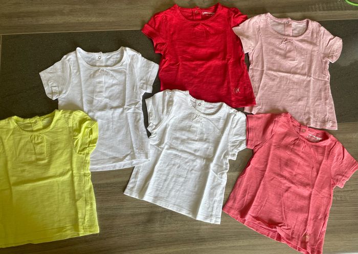 Lot de 6 t-shirts manches courtes