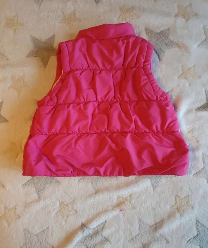 Doudoune sans manche fille rose - photo numéro 3