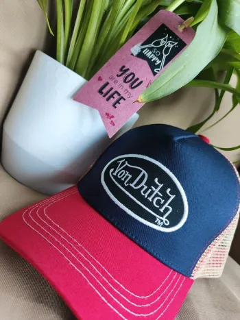 Casquette Trucker Von Dutch tricolore