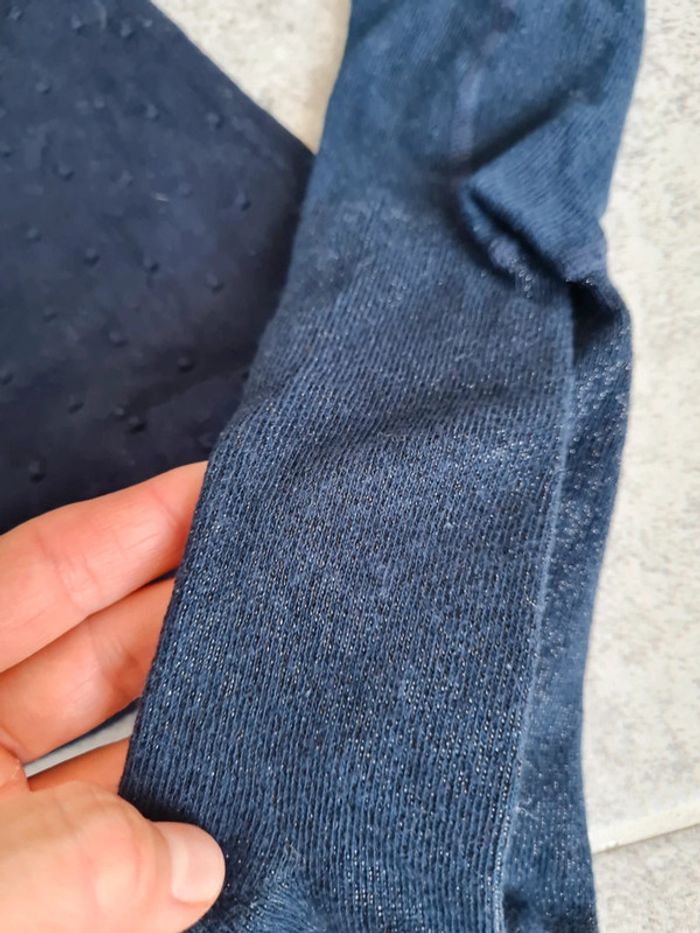 Lot robe hiver manches courtes et collants neuf - photo numéro 6