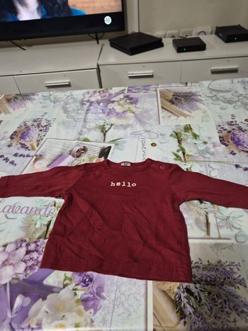 Tee shirt manche longue 6 mois