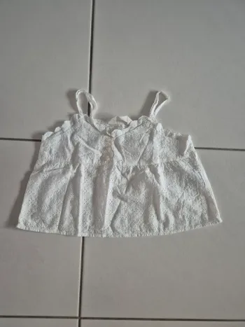 Débardeur blanc 10 ans H&M