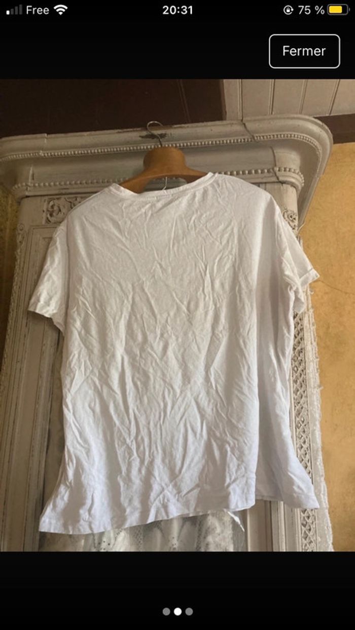 Th shirt blanc - photo numéro 2