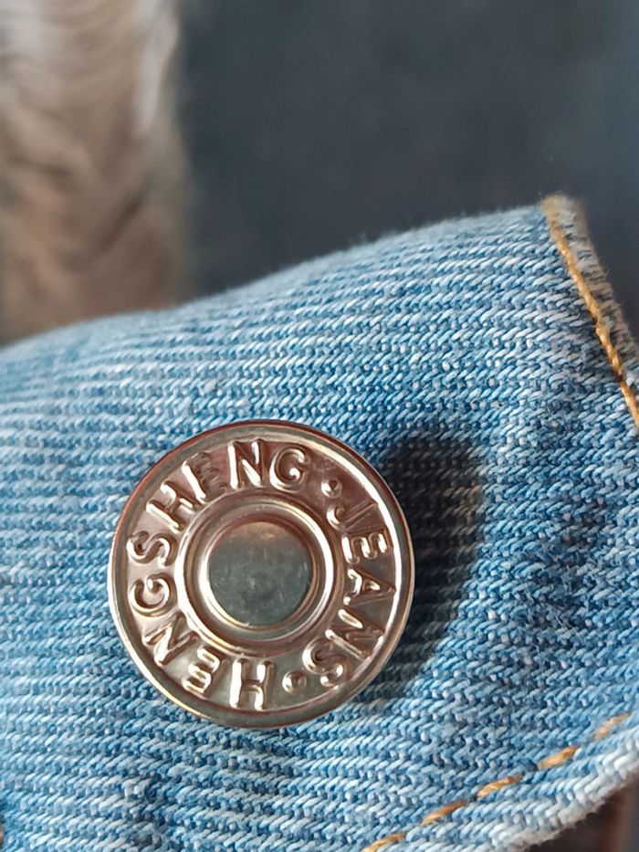 🩵veste en jean taille unique s m l oversize tendance boutique belcci - photo numéro 4