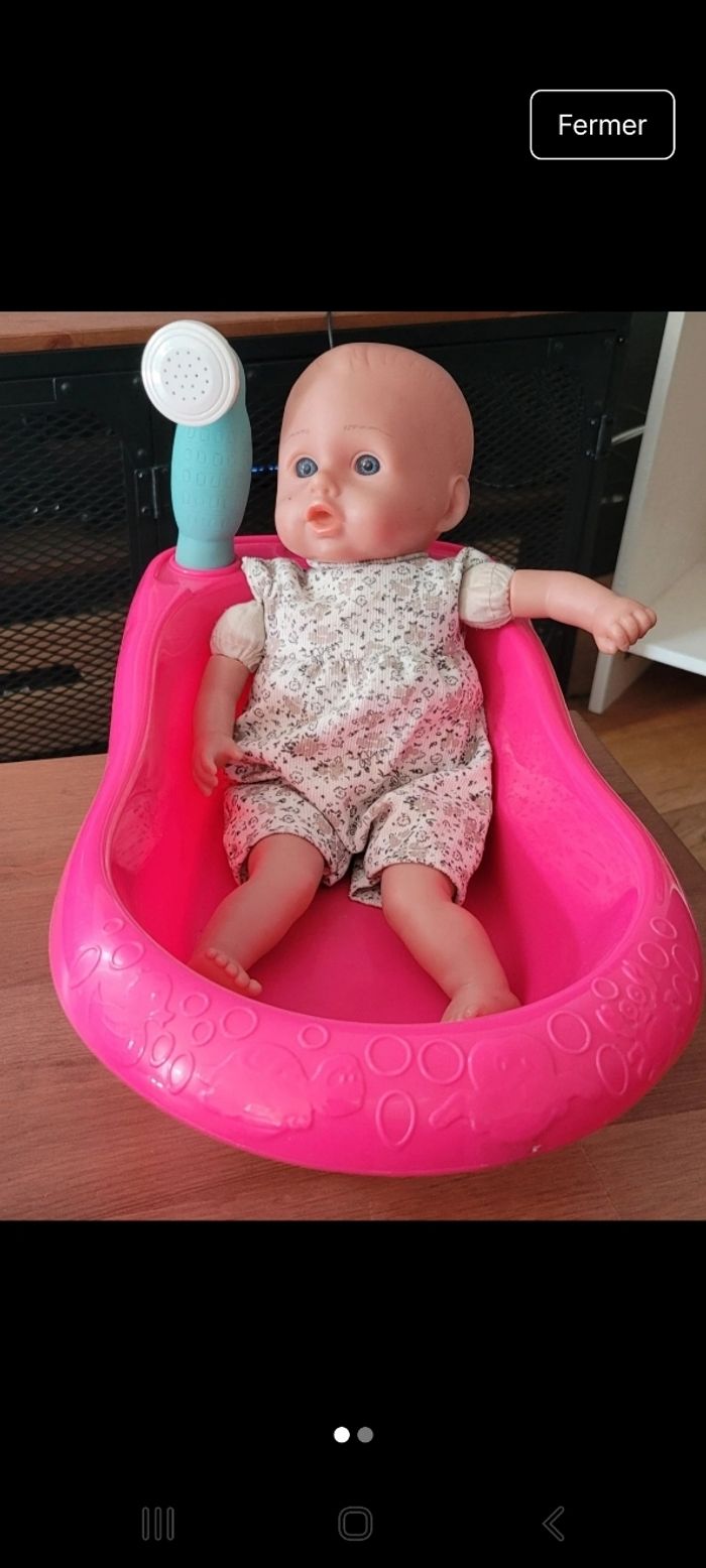 Poupon + baignoire