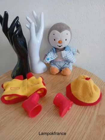 Peluche T'choupi hiver avec pyjama bottes