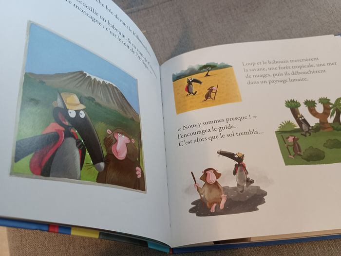 Livre mes p'tits albums auzou le loup qui escaladait les montagnes - photo numéro 4